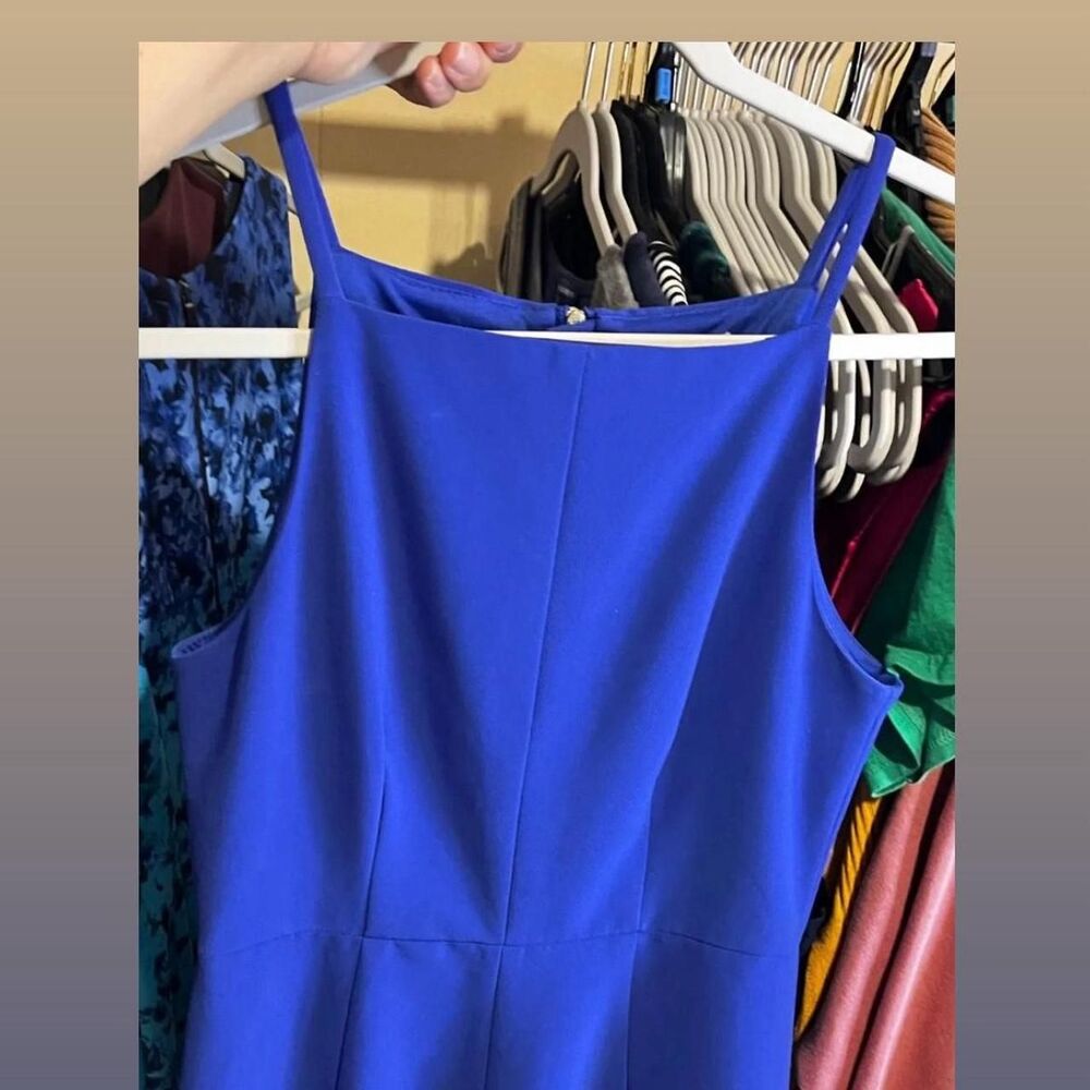 H&M Size 8 Blue midi dress with spaghetti straps - Picture 2 of 2
